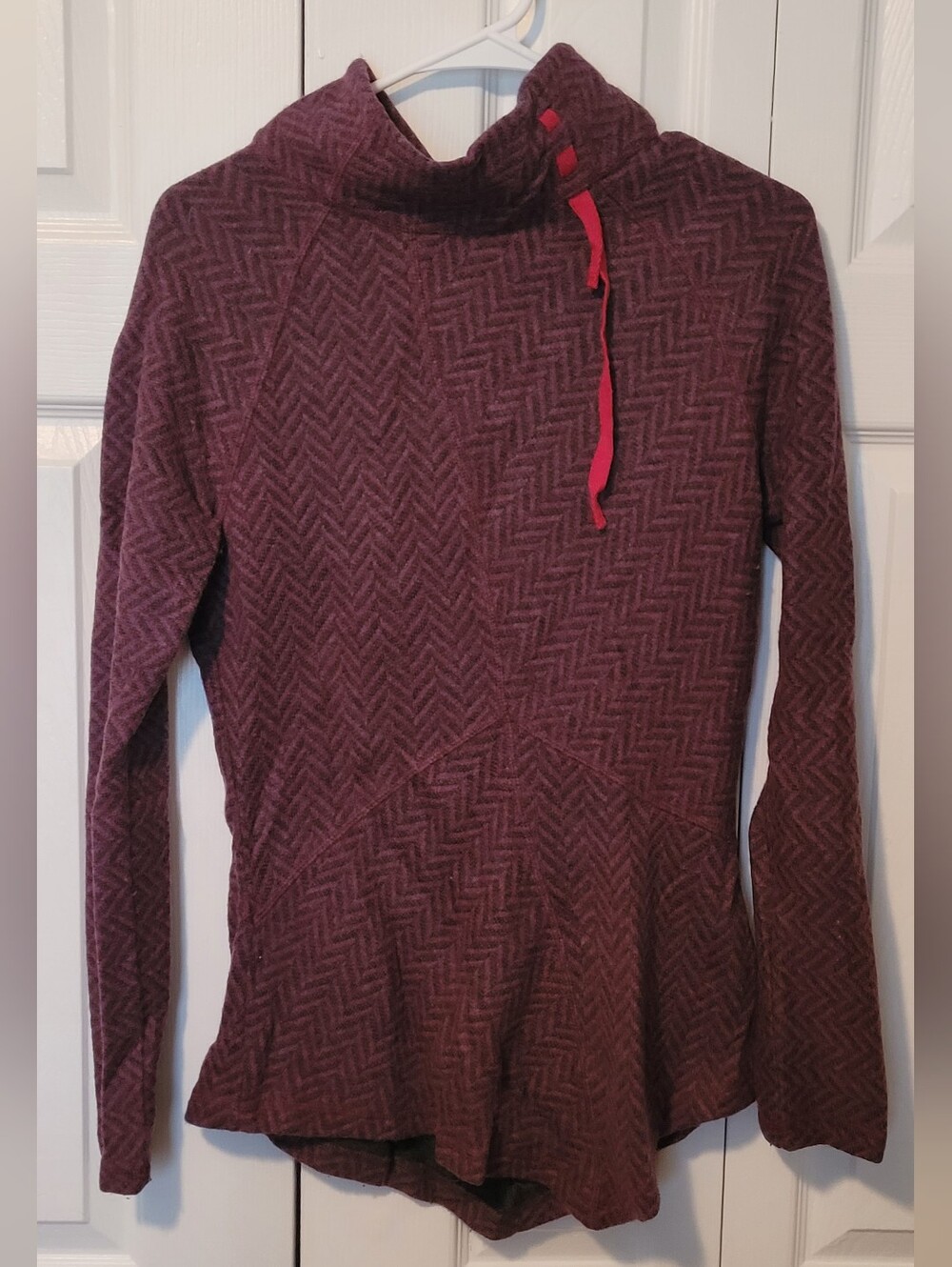 prAna Women's Plum Wool-Blend Sweater- Small
